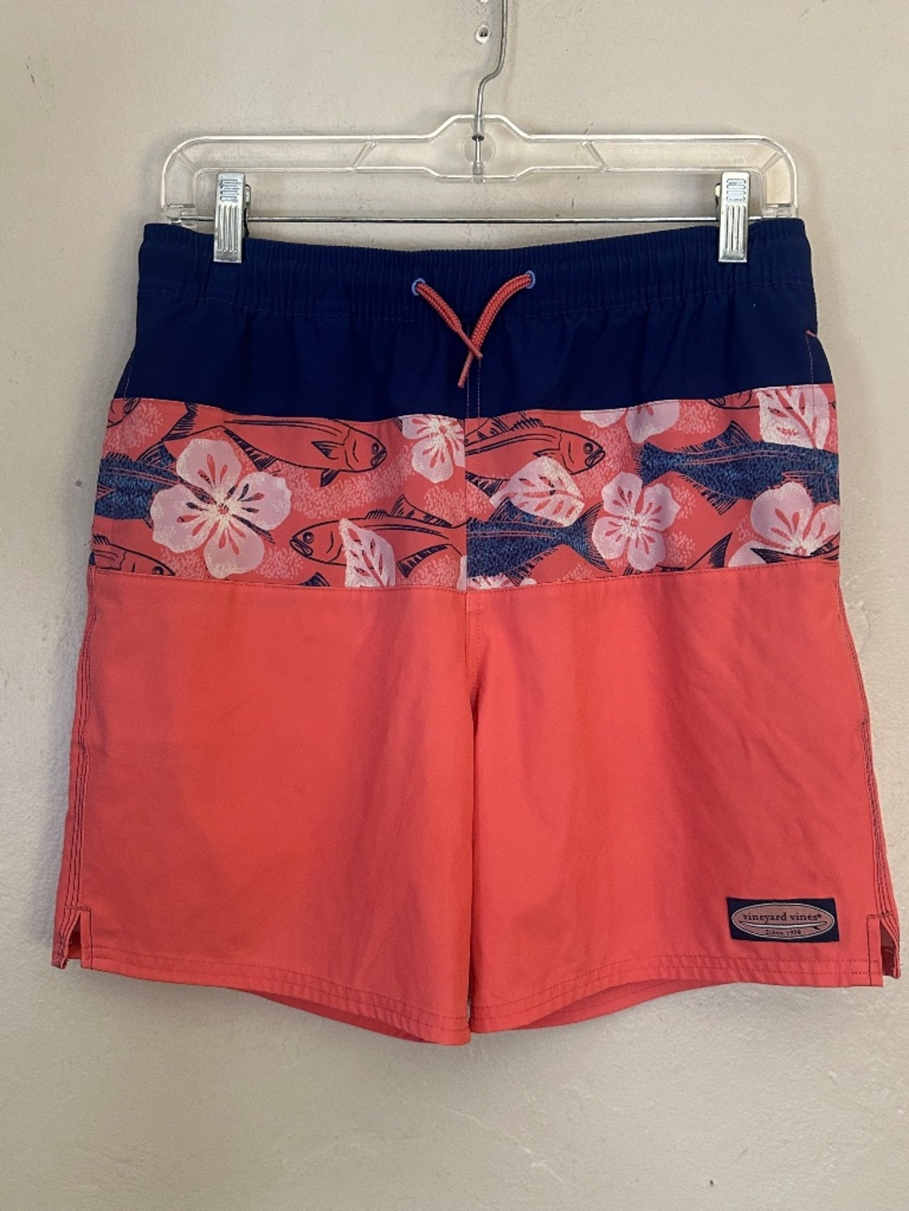 Vineyard Vines Boys Swim Trunks L 16 size Gently worn 29-34" waist ~XS adult